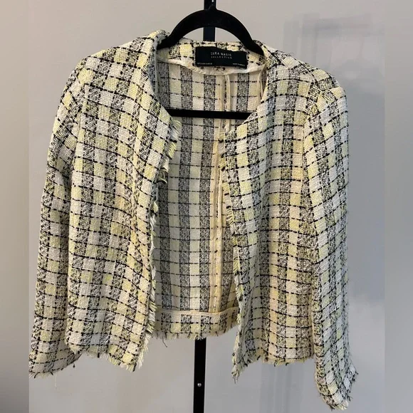 NWOT Zara tweed jacket size small - Picture 3 of 5